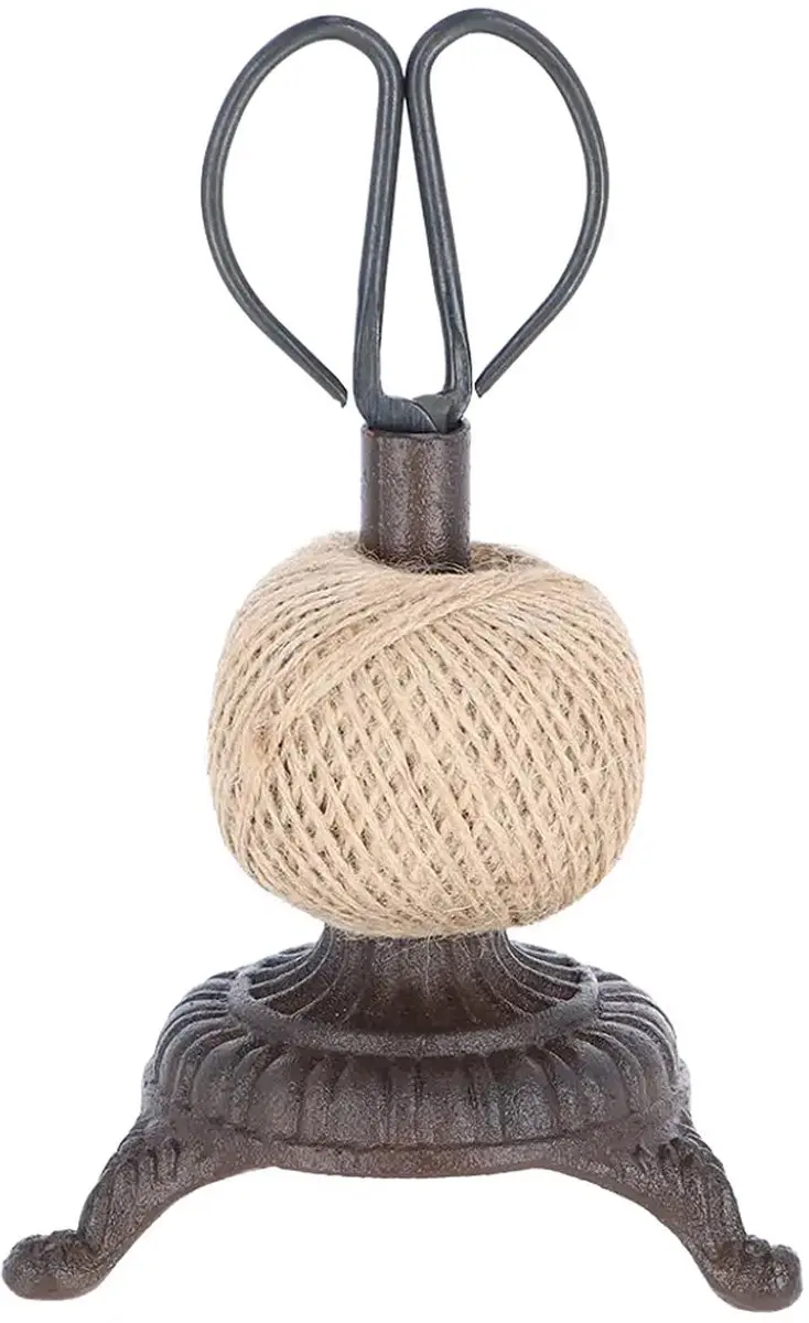 Esschert Design Touwhouder met Schaar Klassiek