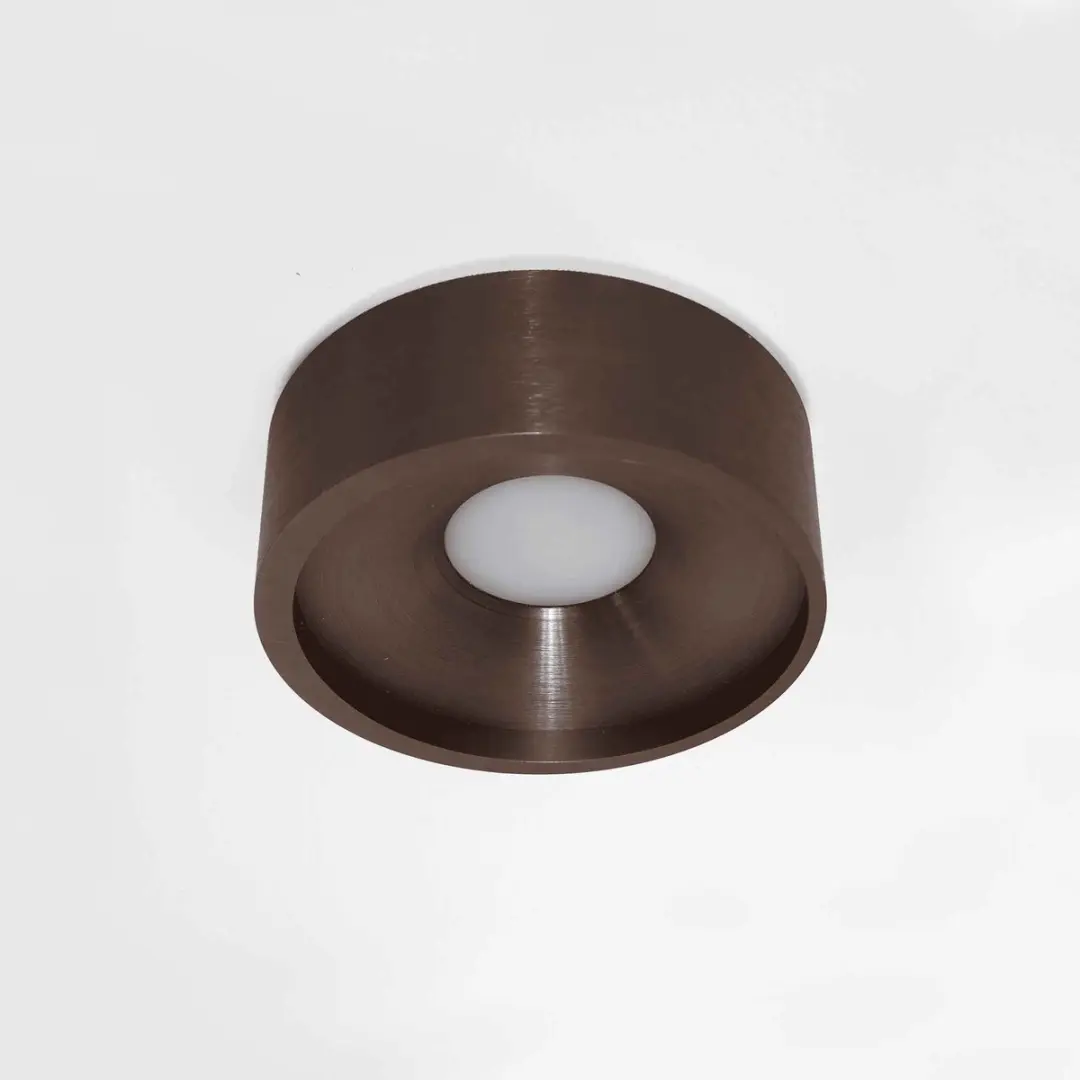 Artdelight Orlando Plafondlamp Ø14cm - Brons