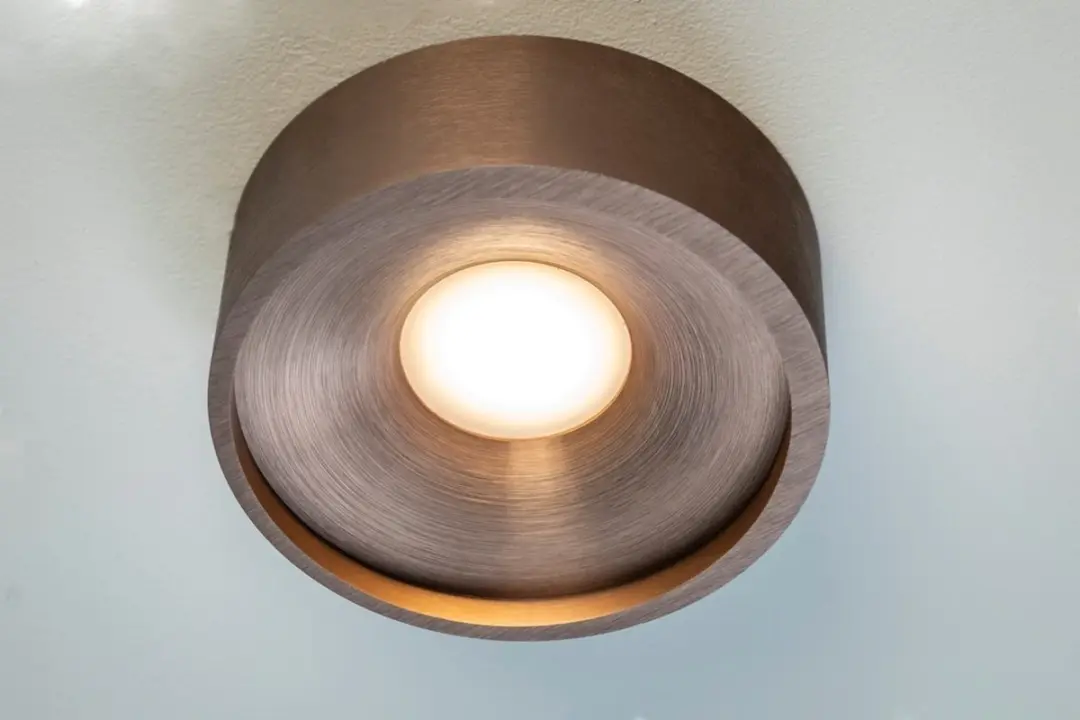 Artdelight Orlando Plafondlamp Ø14cm - Brons