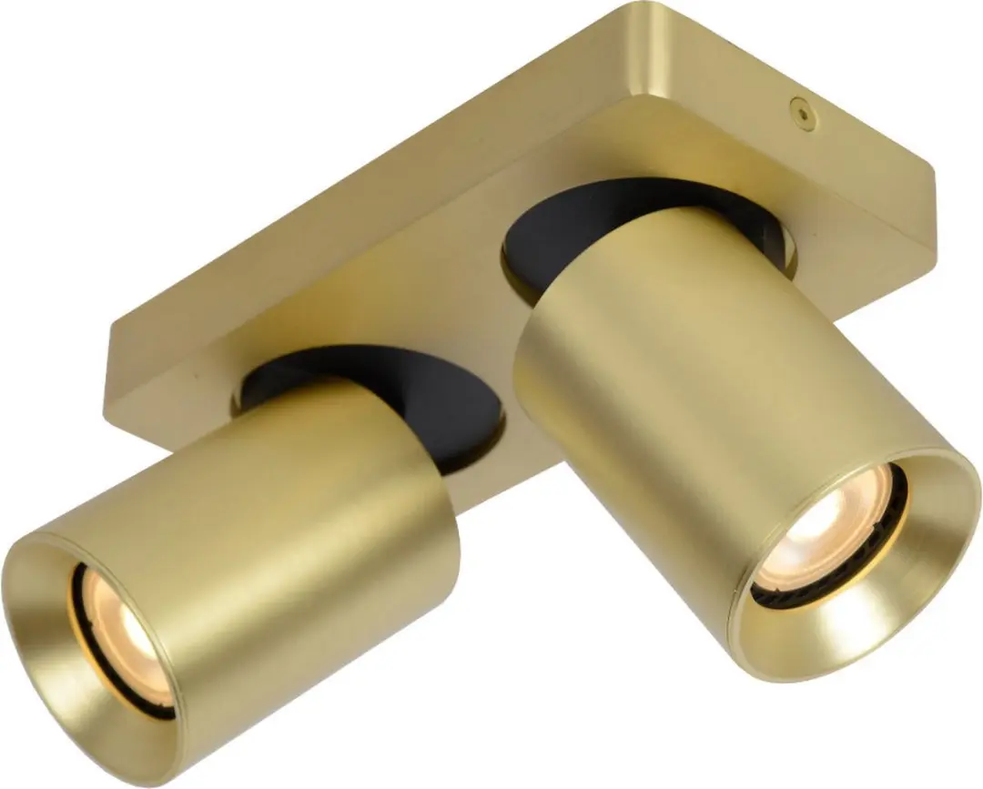 Artdelight Moderne Opbouwspots GU10 Megano 2 Stuks - Goud