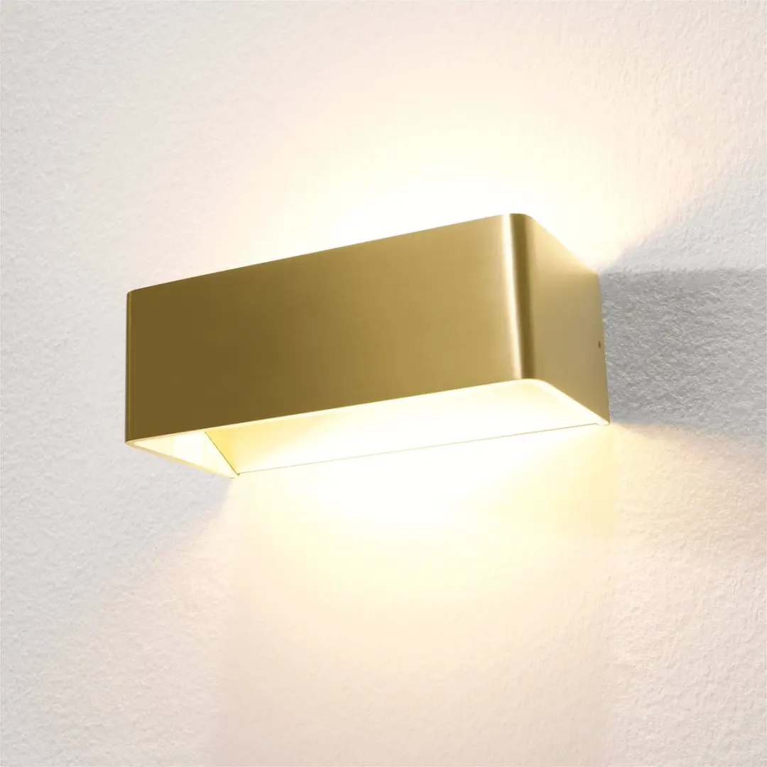 Artdelight Mainz Wandlamp LED 590lm Goud - 2700K