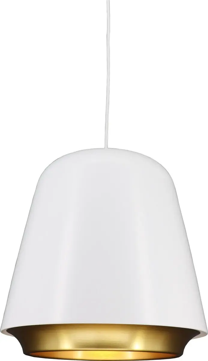 Artdelight Hanglamp Santiago Wit/Goud