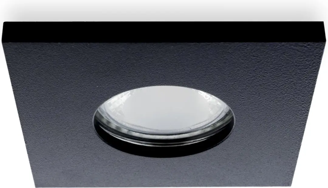 Groenovatie Inbouwspot Vierkant - Waterdicht IP44 - GU10 Fitting - Mat Zwart