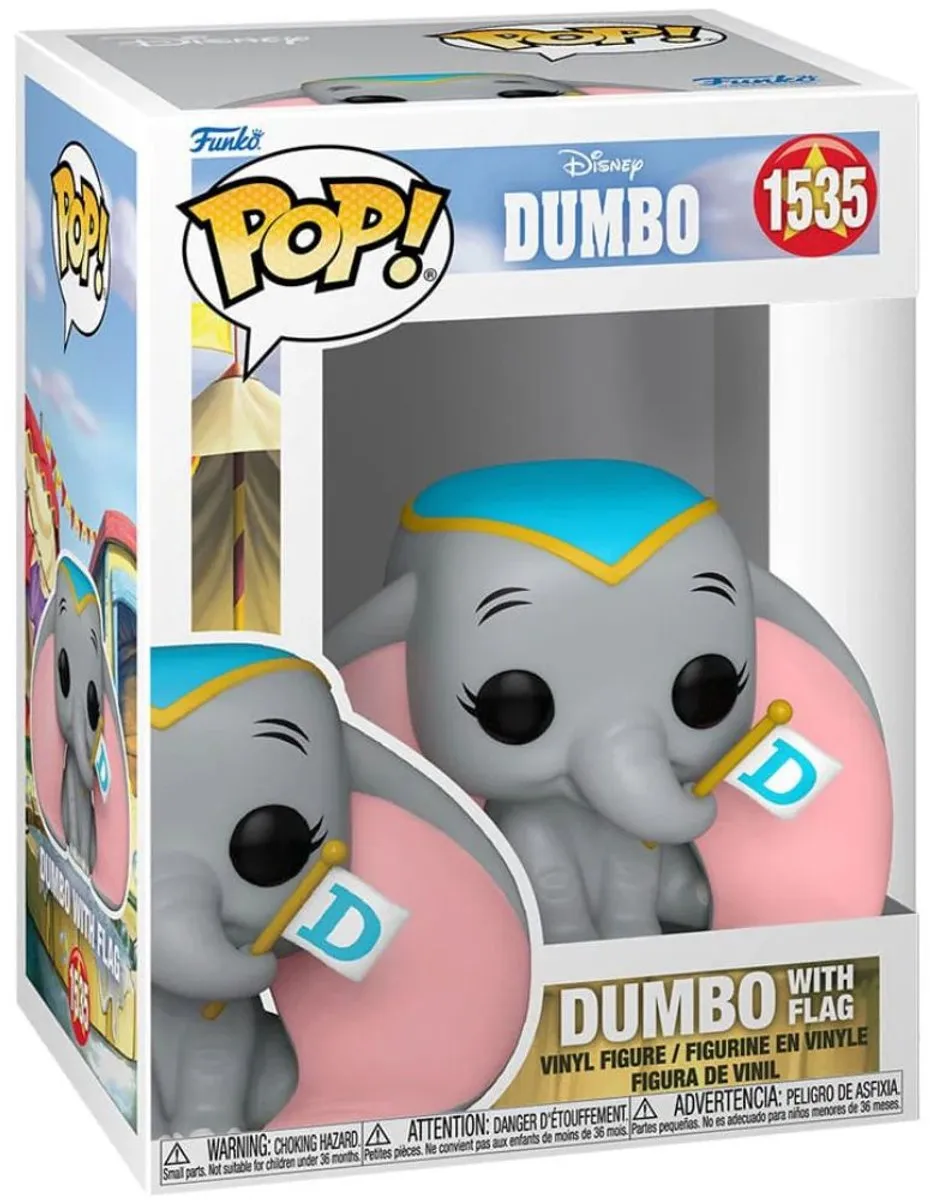 Funko Pop! Disney Dumbo With Flag #1535 - Multi