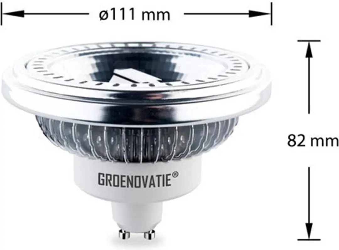 Groenovatie GU10 LED Spot COB 12W - Warm Wit - Dimbaar - afbeelding 4 van 4