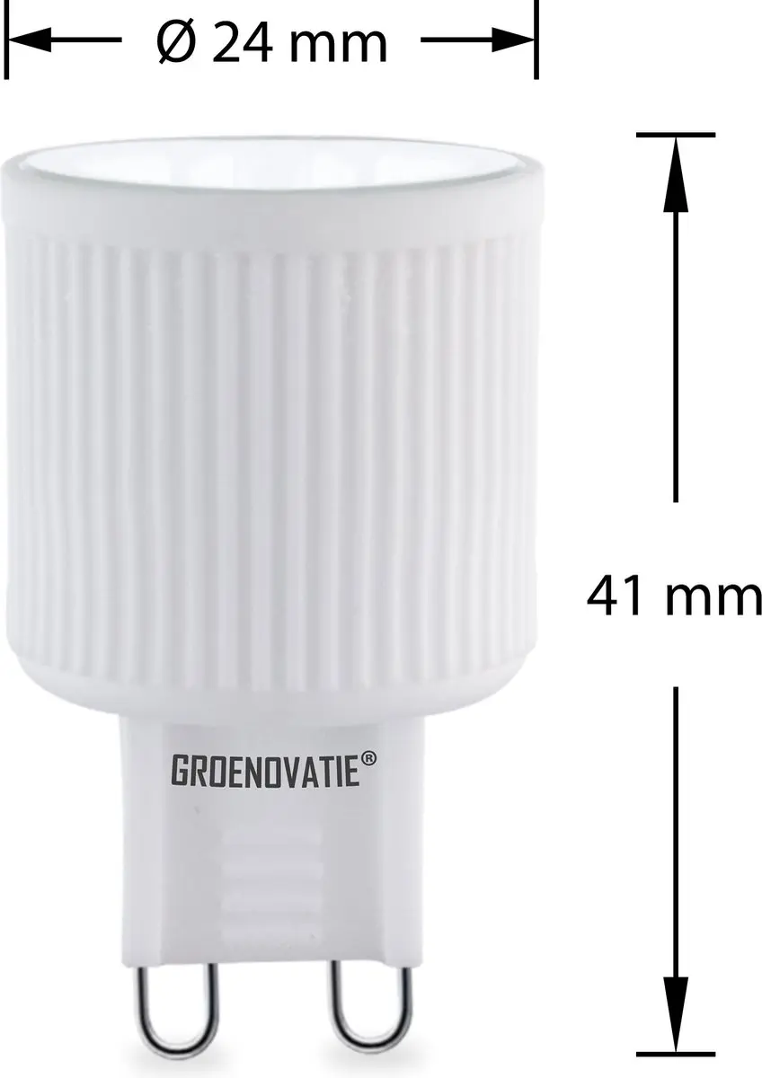 Groenovatie G9 LED Lamp 3W - 24° - Warm Wit - afbeelding 3 van 4