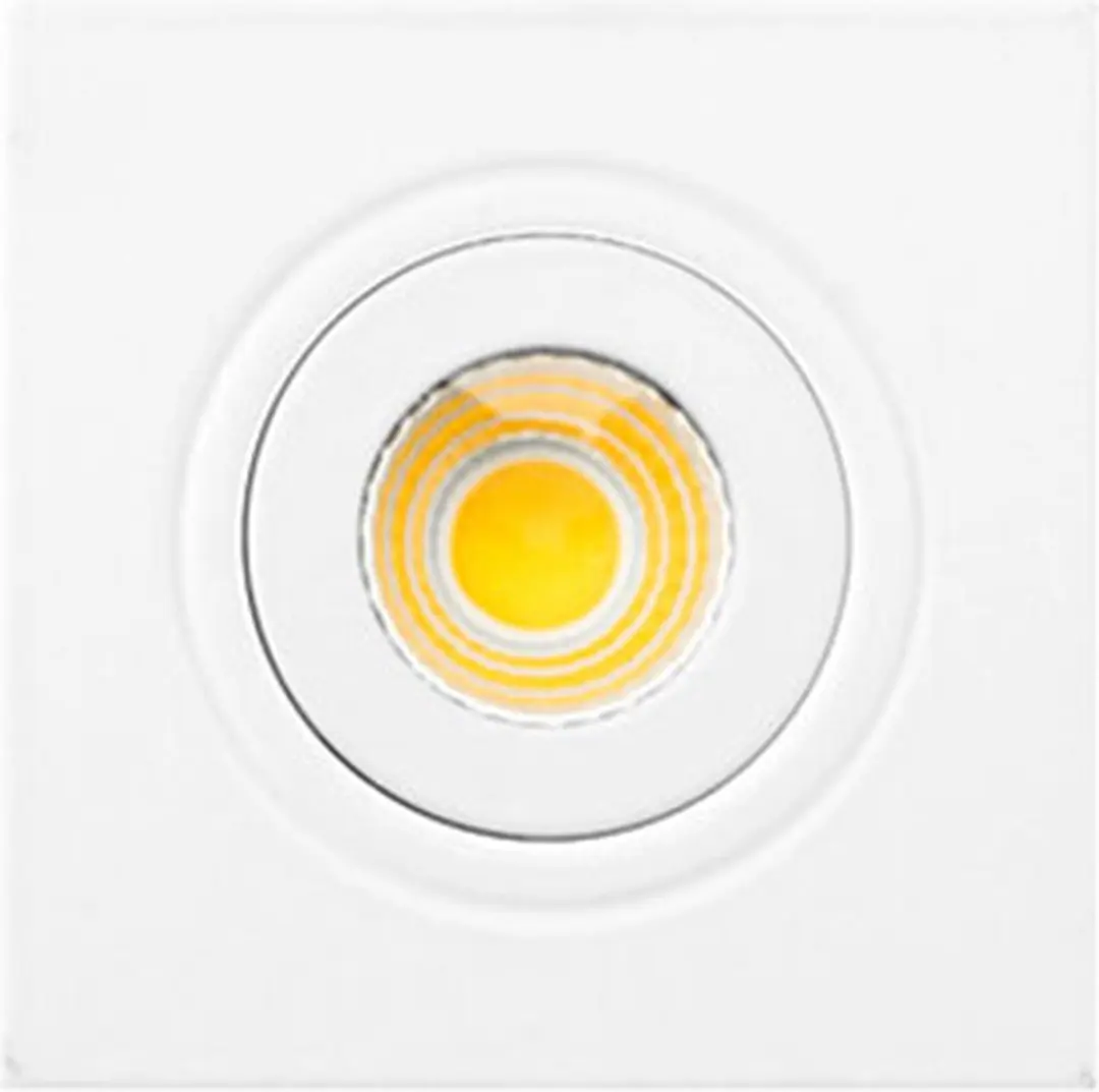 Groenovatie LED Inbouwspot 3W Vierkant Kantelbaar - 6 Stuks - afbeelding 6 van 6