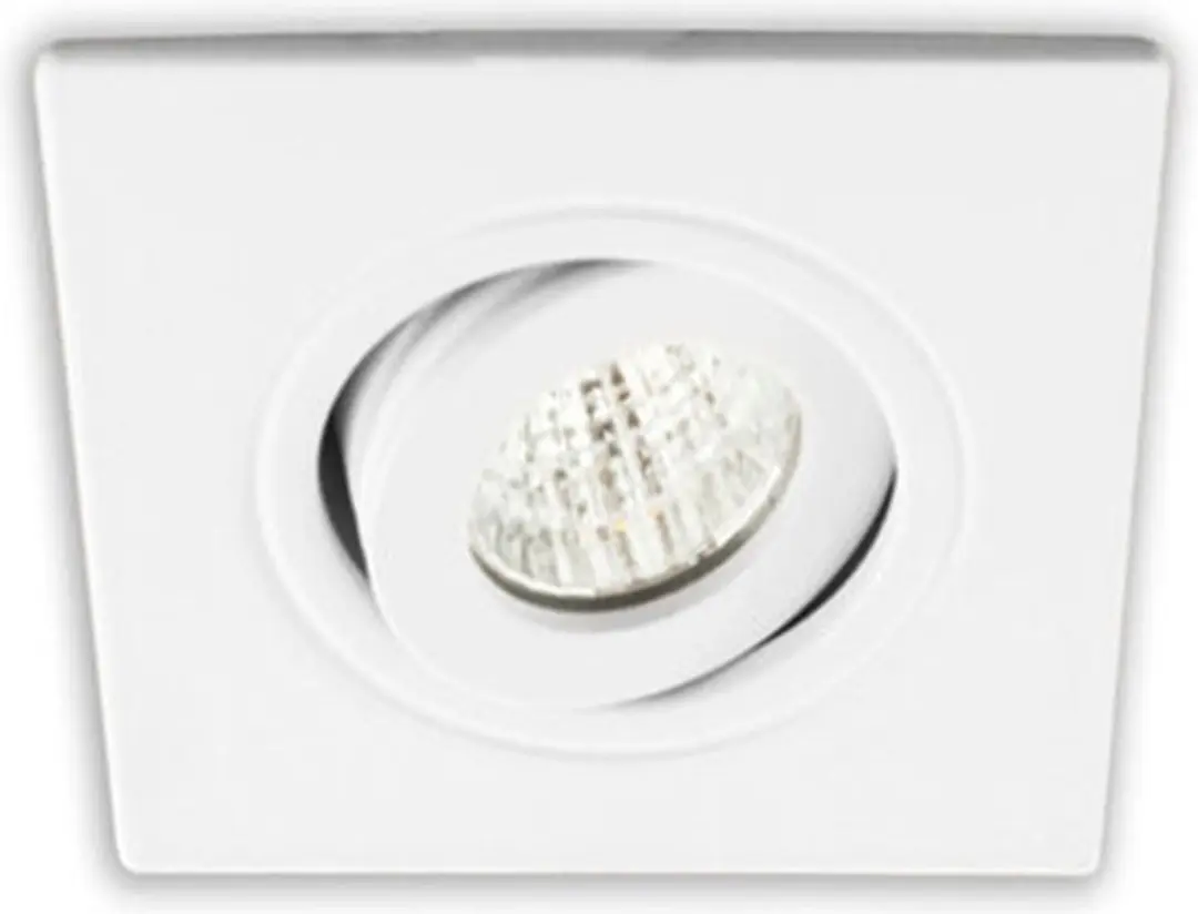 Groenovatie LED Inbouwspot 3W Vierkant Kantelbaar - 6 Stuks - afbeelding 4 van 6