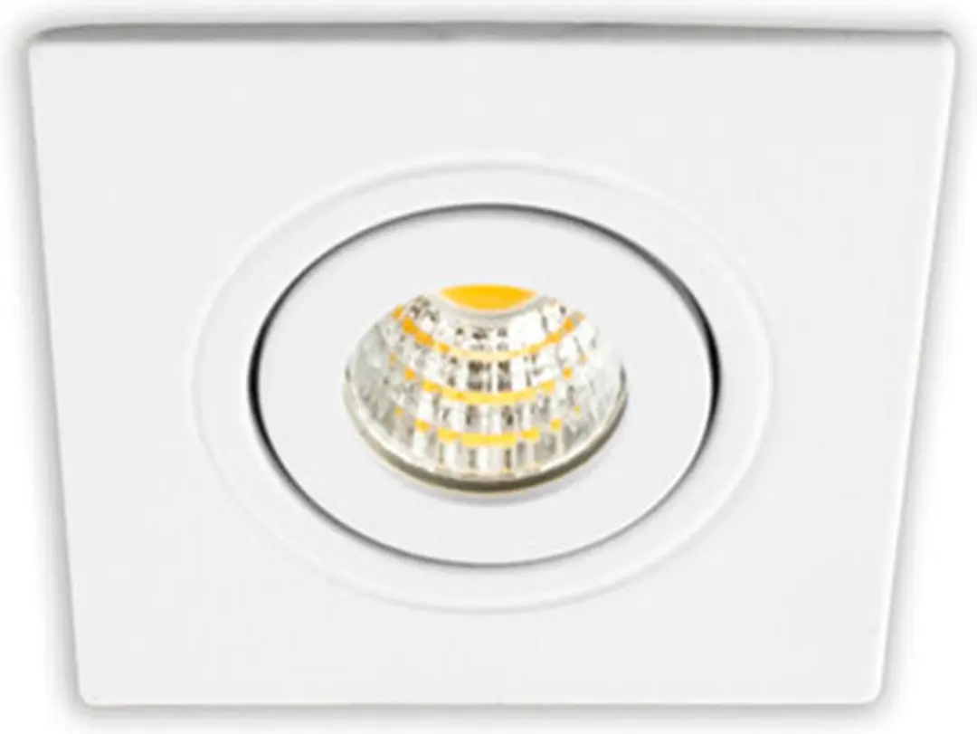 Groenovatie LED Inbouwspot 3W Vierkant Kantelbaar - 6 Stuks - afbeelding 5 van 6