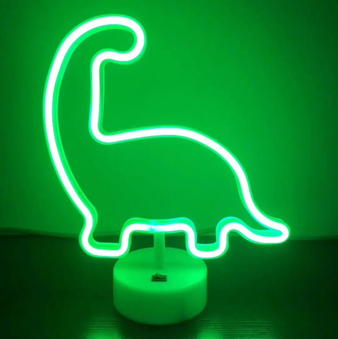 Groenovatie LED Neon Tafellamp Dino