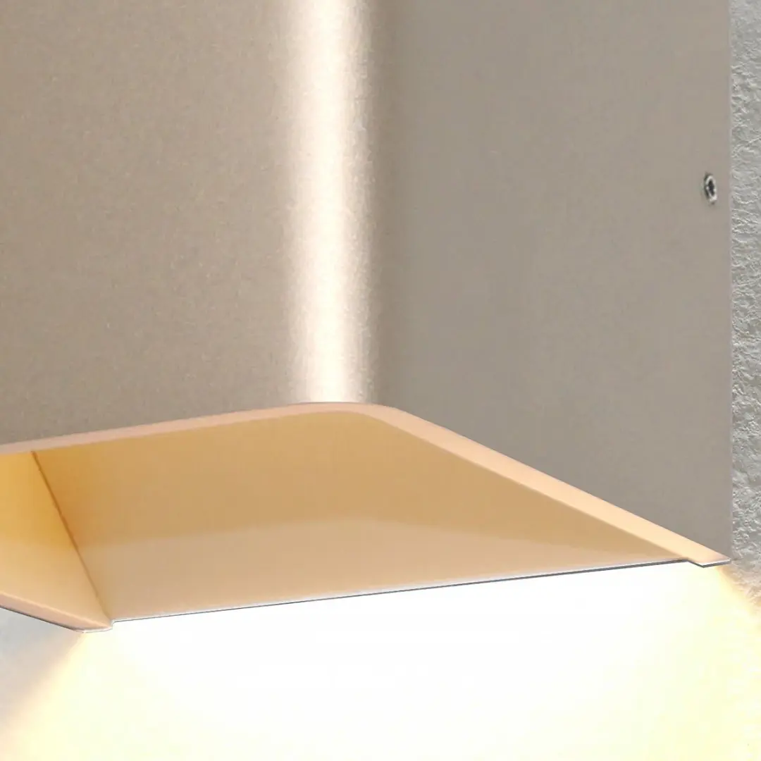 Artdelight Skera LED Wandlamp - 1 Lichtpunt - Champagne