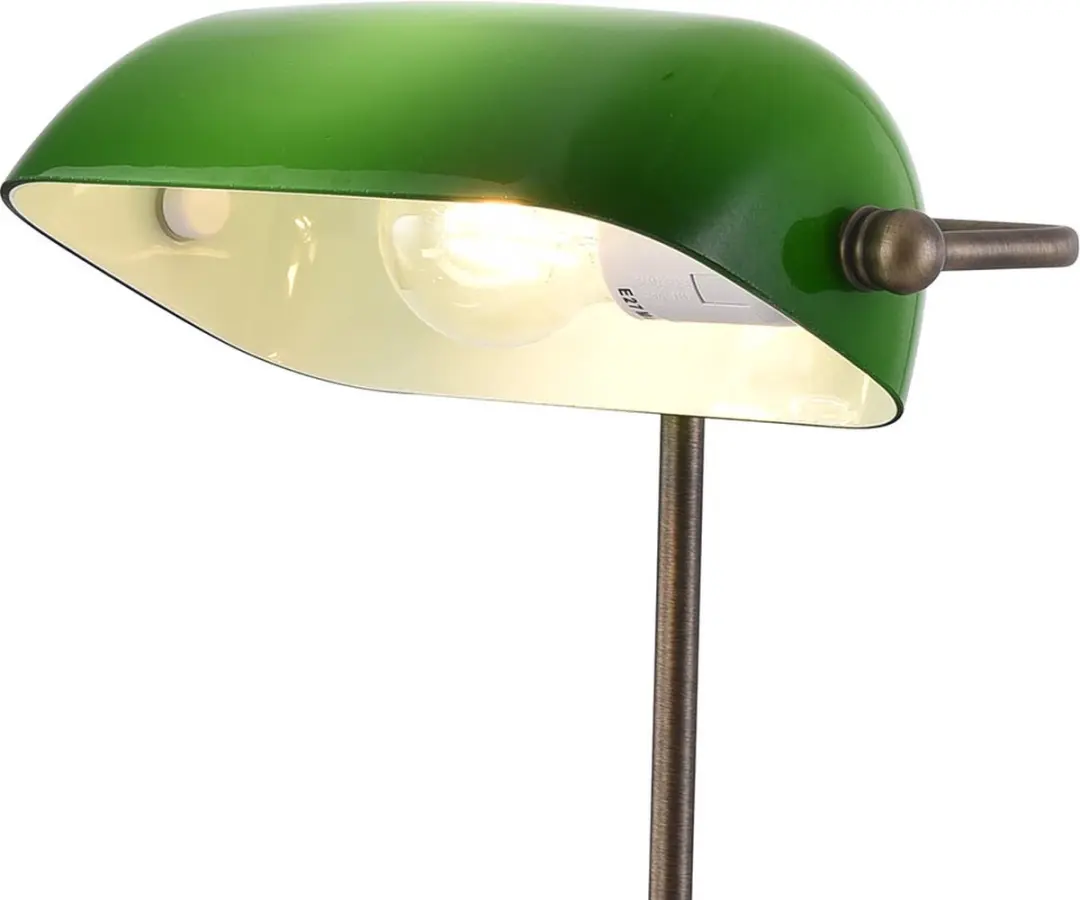 Artdelight Oxford Tafellamp 40W - Brons Groen