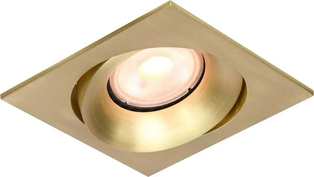 Artdelight Alice Inbouwspot 9cm GU10 - Mat Goud