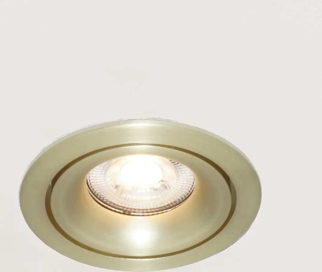 Artdelight Inbouwspot Alice Ø9cm GU10 - Mat Goud