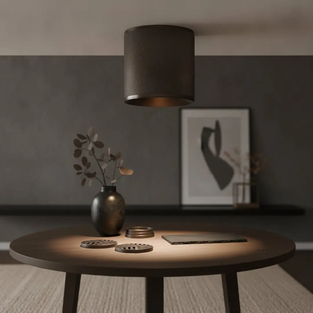 Artdelight Plafondlamp Costa Ø10,5cm GU10 - Brons