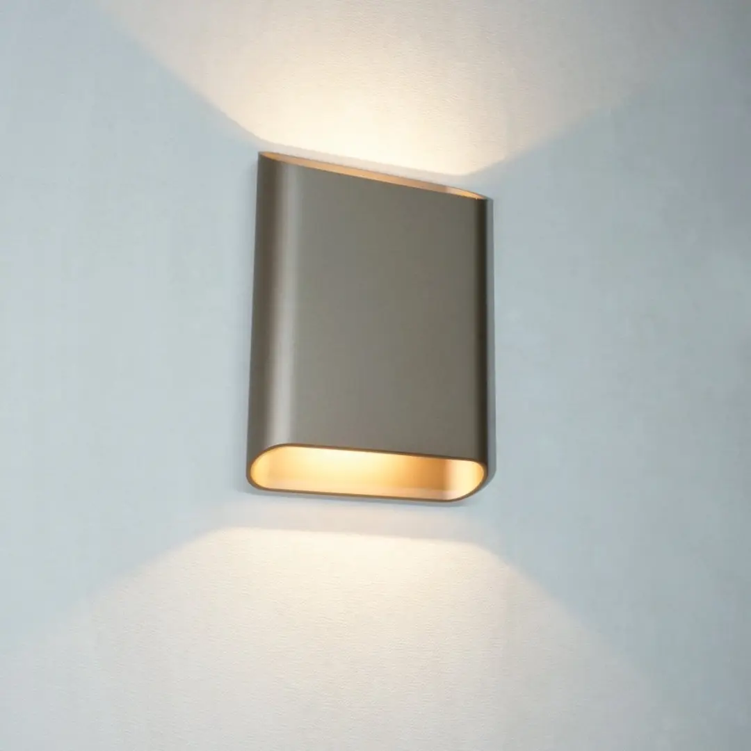 Artdelight Wandlamp Diaz L Champagne - 2 Lichtpunten