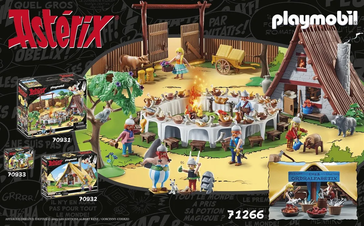 Playmobil Astérix De Hut van Hoefnix 71266 - Multicolor