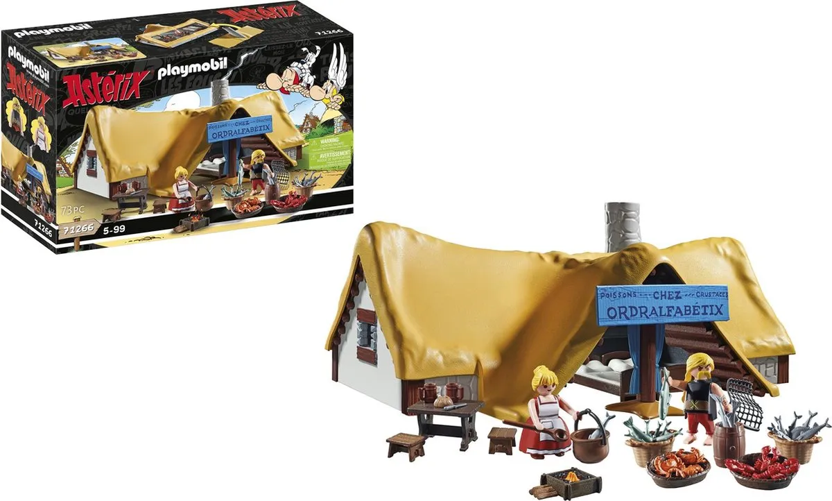 Playmobil Astérix De Hut van Hoefnix 71266 - Multicolor