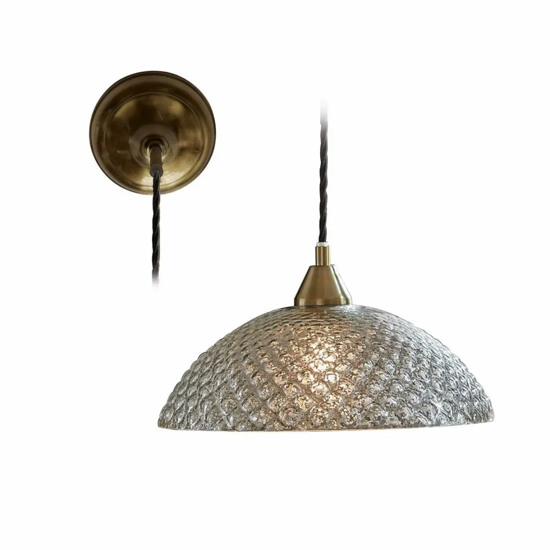 LOBERON Hanglamp Lawndale antiekzilverkleurig