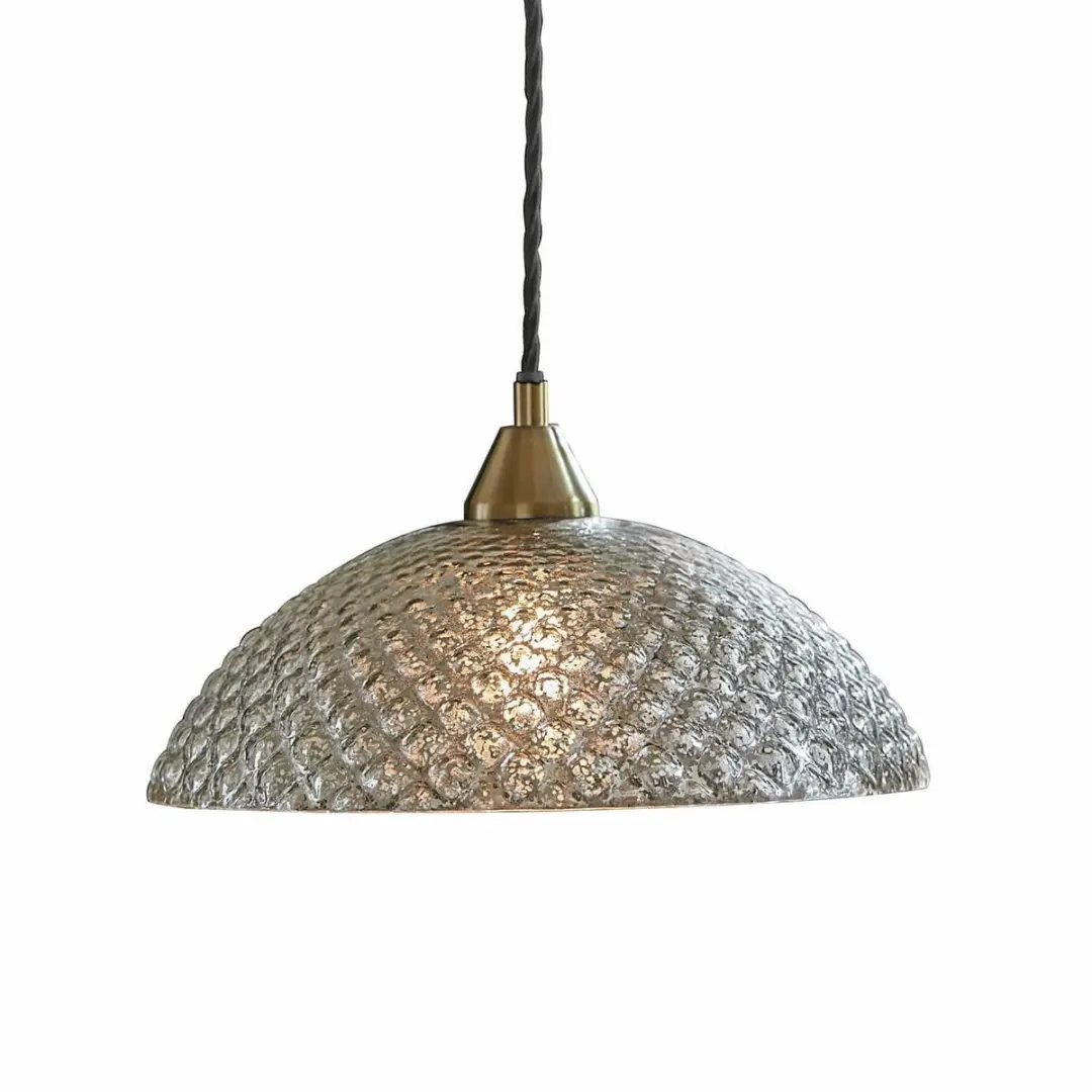 Loberon Hanglamp Lawndale - Ø35cm - Antiekzilver - afbeelding 4 van 5