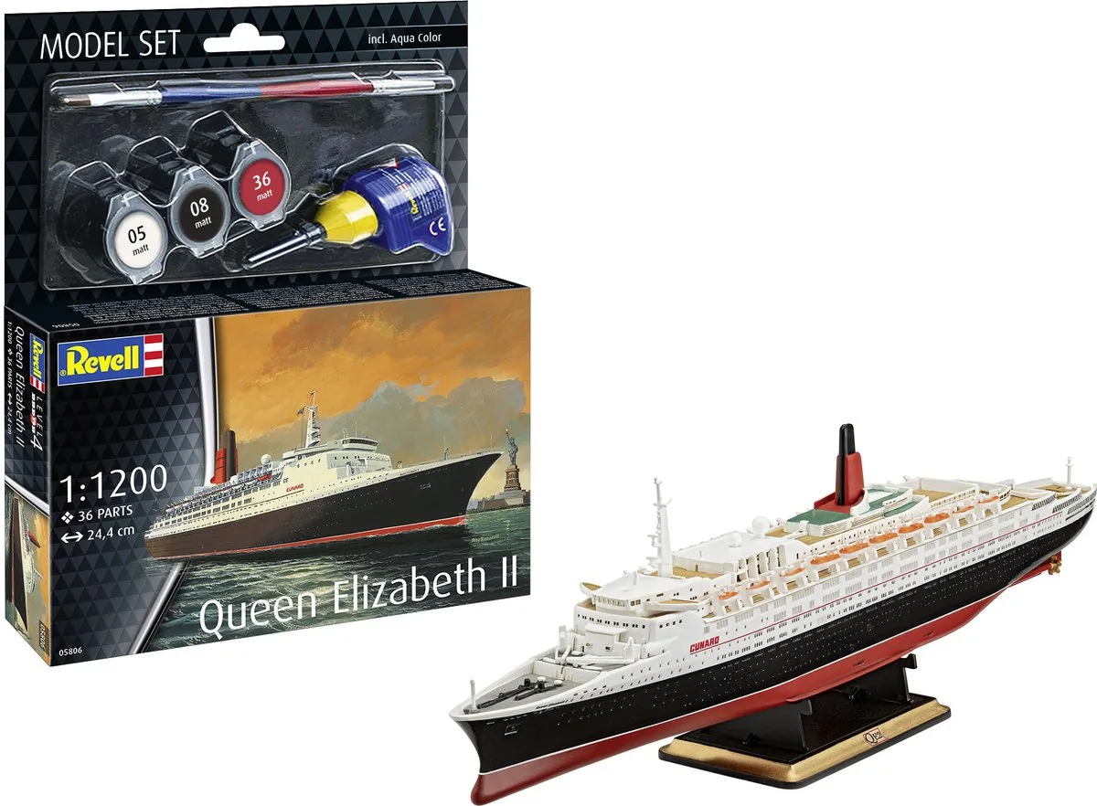 Revell RMS Queen Elizabeth 2 Modelbouwpakket 1:1200