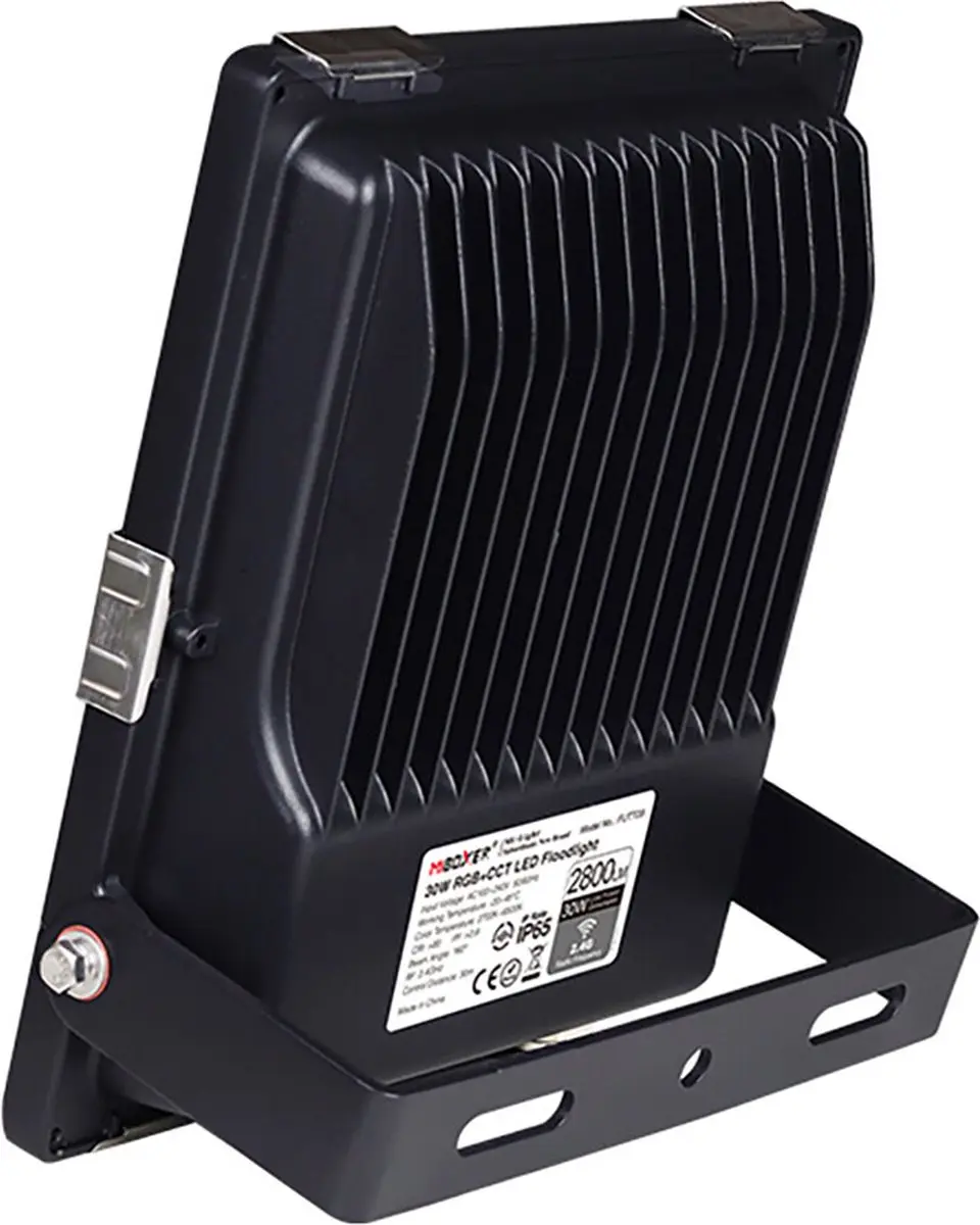 Mi-Light MiBoxer RGB+CCT LED Schijnwerper 30W - IP65 - Zwart - afbeelding 3 van 6