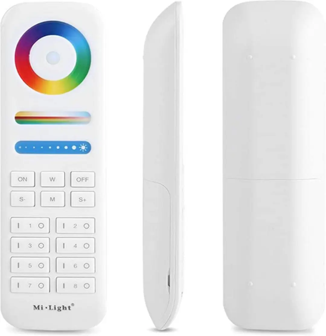 Mi-Light Mi-Boxer FUT089 8-Zone RGB+CCT Afstandsbediening - Zwart