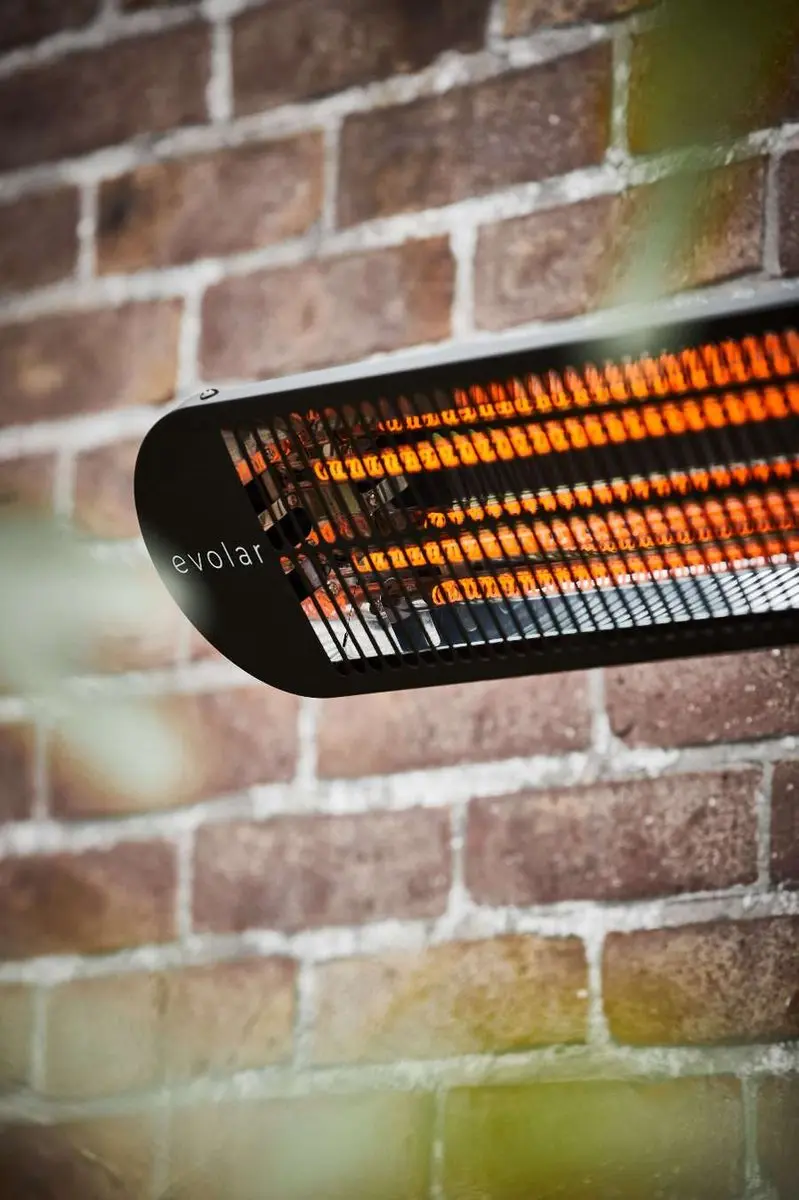 Evolar EVO-WMS2000 Hangende Verwarming 2000W - Zwart - afbeelding 5 van 6