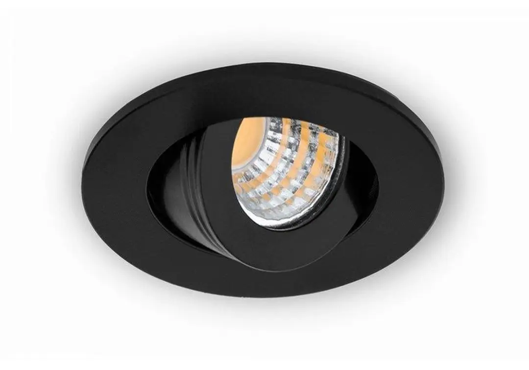 Groenovatie Inbouwspot LED 3W - Ø53mm - 6 Stuks - Zwart