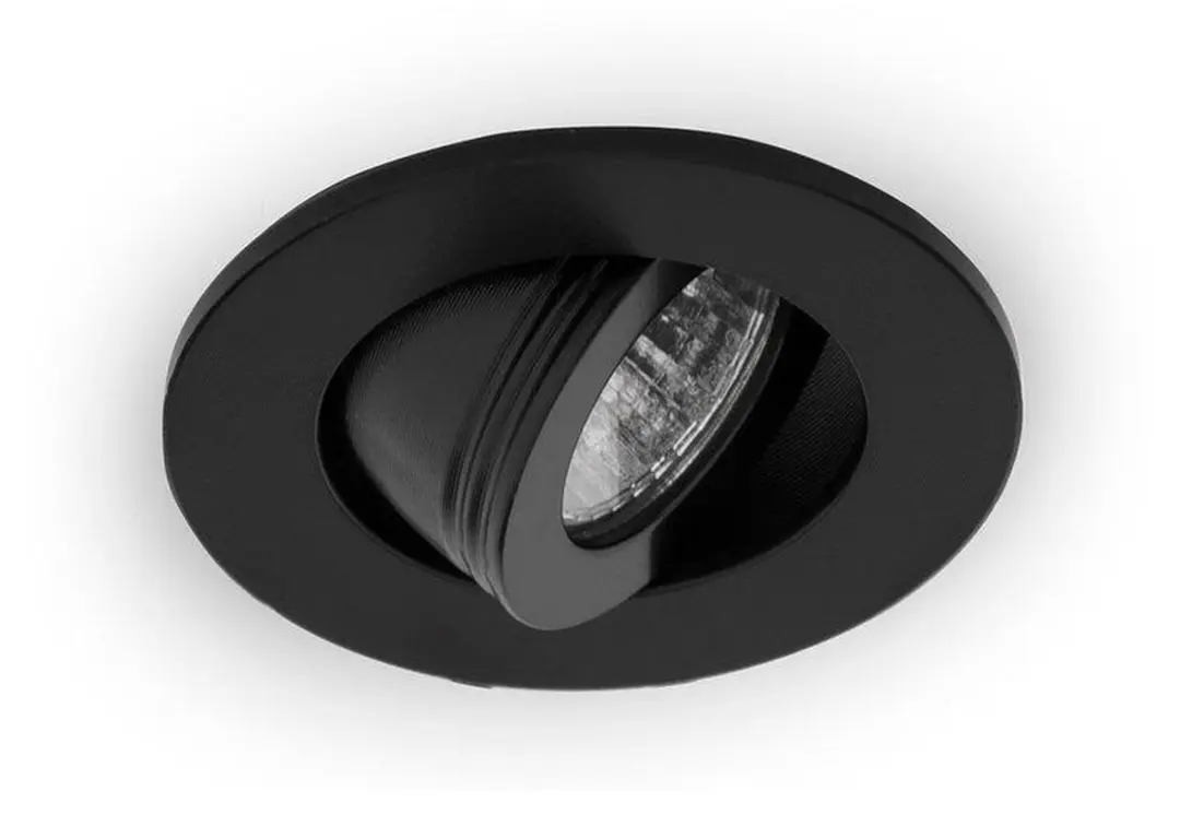 Groenovatie Inbouwspot LED 3W - Ø53mm - 6 Stuks - Zwart