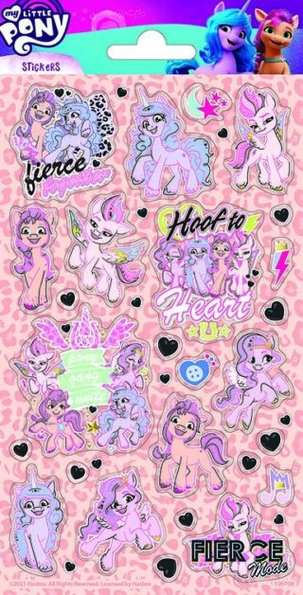 My Little Pony Stickervel Junior - 35-delig Multicolor - afbeelding 2 van 2