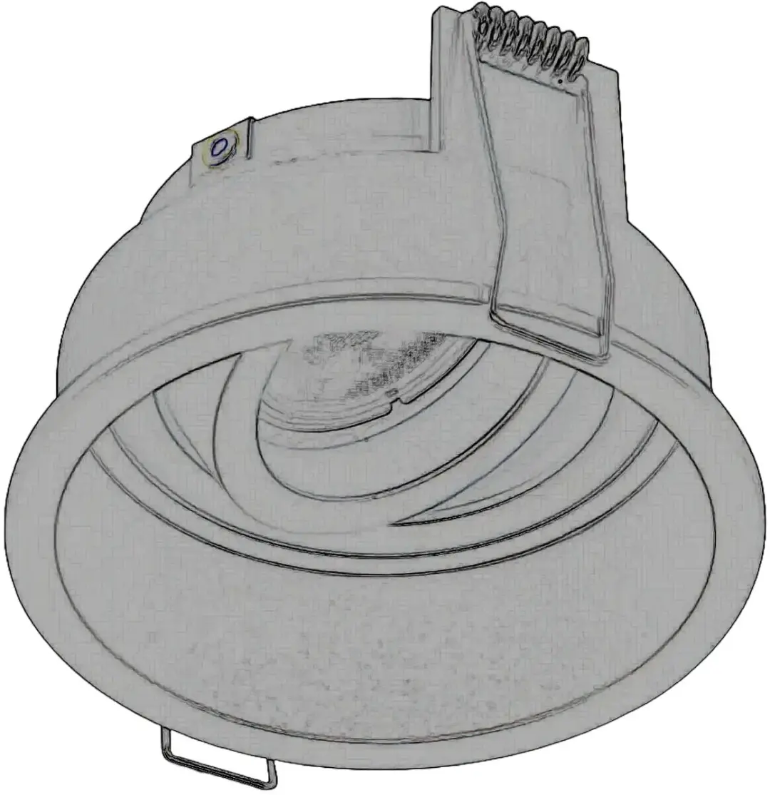 Artdelight Rex Inbouwspot Ø9cm - Warm wit GU10