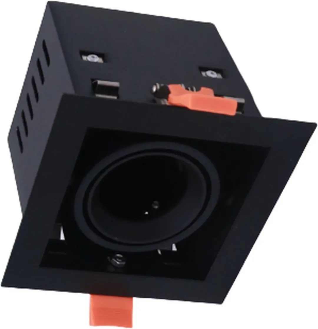 Artdelight Tavira Inbouwspot GU10 - 11cm Zwart