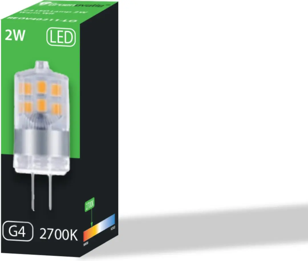 Groenovatie G4 LED Lamp 2W - Warm Wit - Vervangt 15-20W