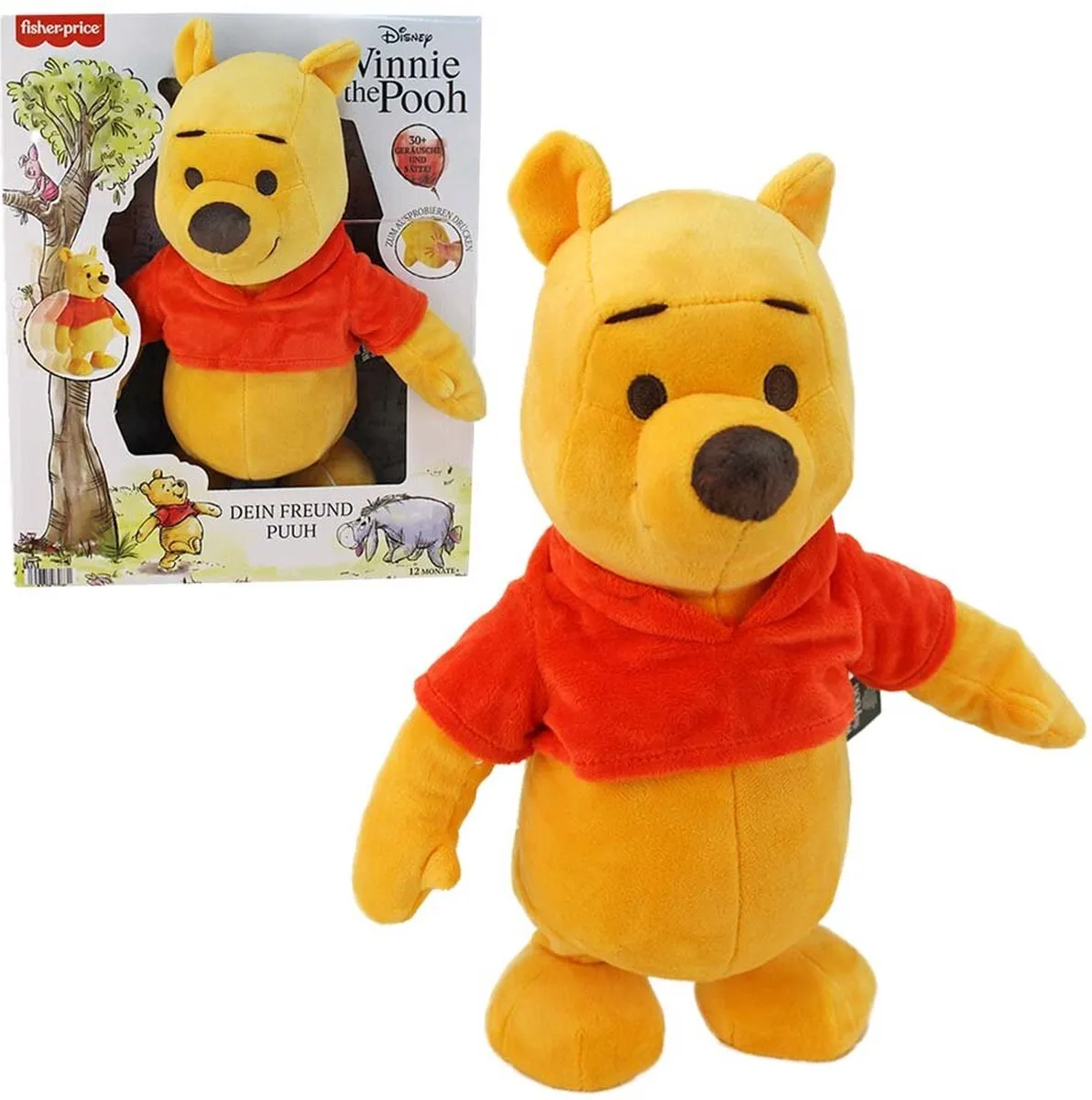 Disney Winnie de Poeh Knuffel Geluid DTHHL46