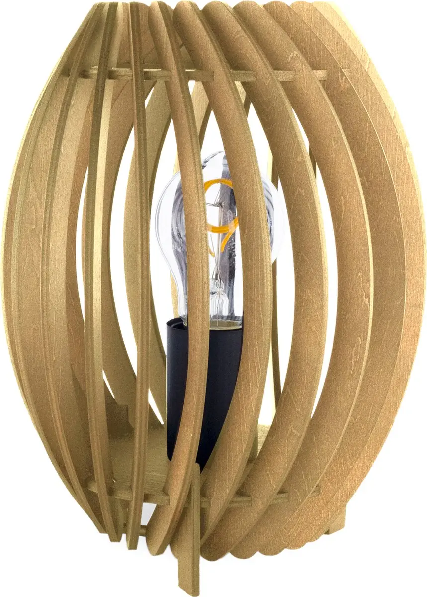 Groenovatie Houten Tafellamp