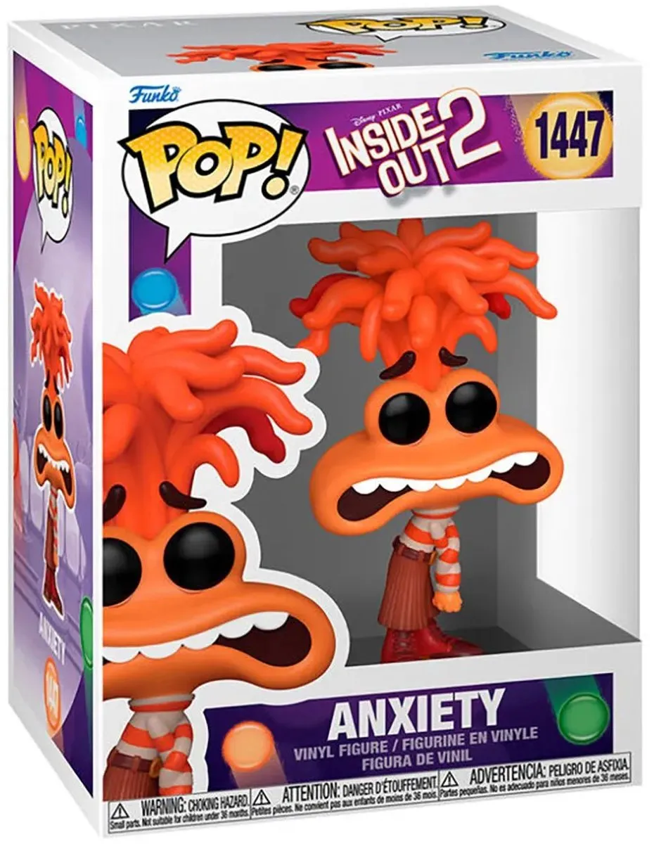 Funko Pop! Inside Out 2 Anxiety #1447 - Multi - afbeelding 6 van 6