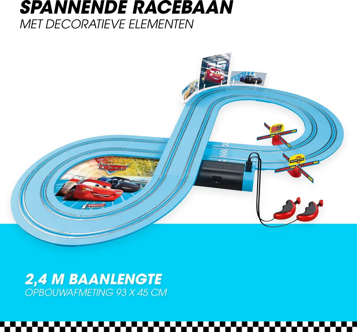 Carrera FIRST Racebaan Disney Pixar Cars Power Duel CAR20063038 - 2,4m - afbeelding 6 van 6
