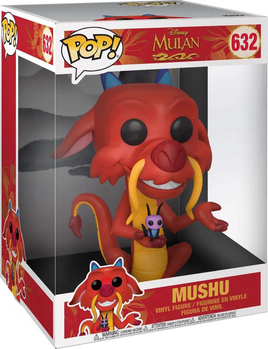 Funko Pop! Mulan Mushu Jumbo Vinylfiguur 45742 - afbeelding 2 van 6
