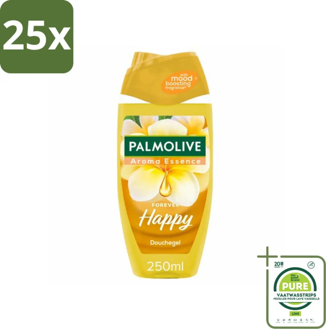 25 x Palmolive Douchegel Aroma Essence Forever Happy 250 ml