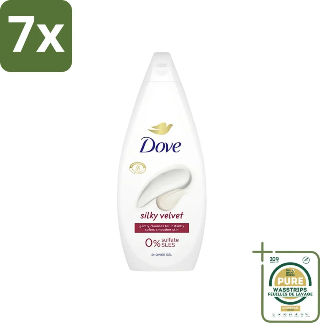 7 x Dove Silky Velvet