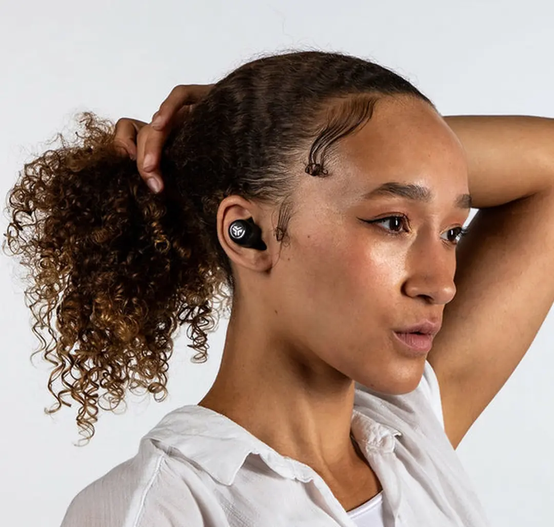 JLab JBuds Pop ANC IEUEBJBANCRBLK82 Oordopjes - Noise Cancelling - 42+ uur - Zwart