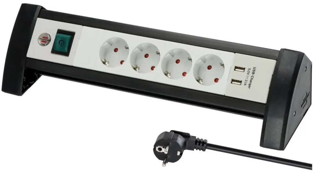 Brennenstuhl Premium-Office Stekkerdoos USB 4x - 2x USB - 1,8m