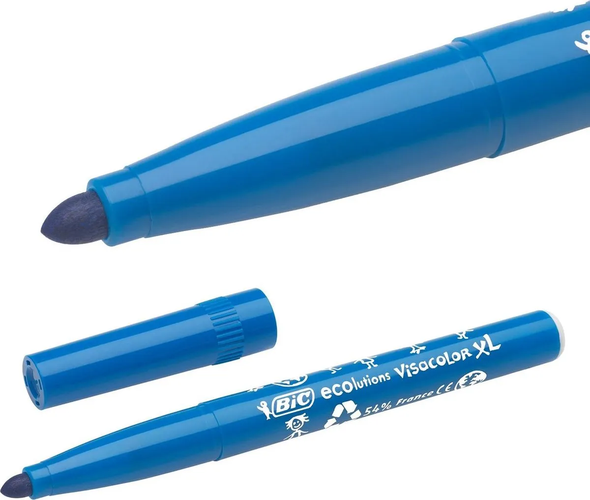 Bic Kids Visacolor XL Ecolutions Kleurstiften - 8 Stuks