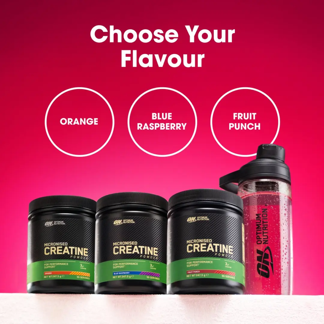 Optimum Nutrition Micronized Creatine Fruit Punch - 247g - afbeelding 5 van 6