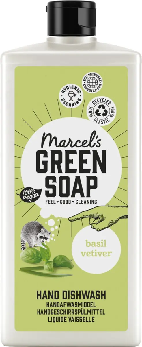Marcel's Green Soap Afwasmiddel Basilicum & Vetiver 500ml