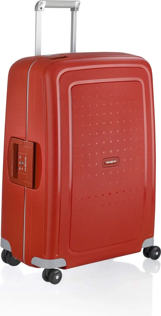 Samsonite S'CURE Spinner 81cm Koffer - 138L - Rood - afbeelding 6 van 6