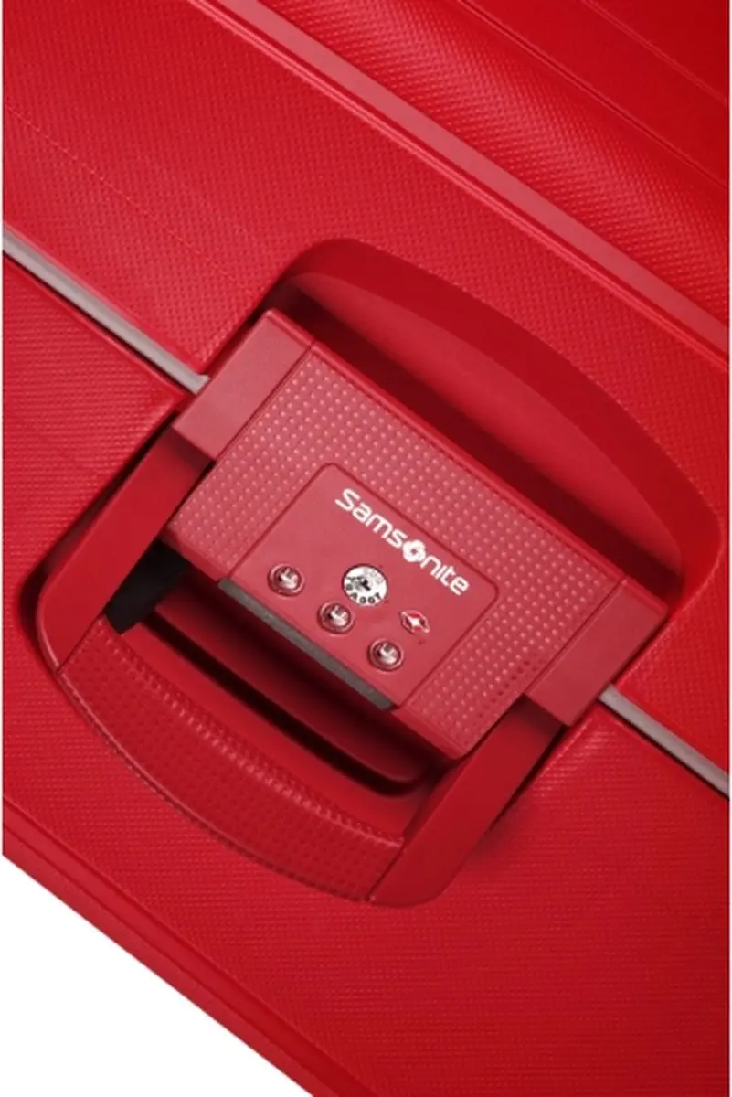 Samsonite S'CURE Spinner 81cm Koffer - 138L - Rood - afbeelding 3 van 6