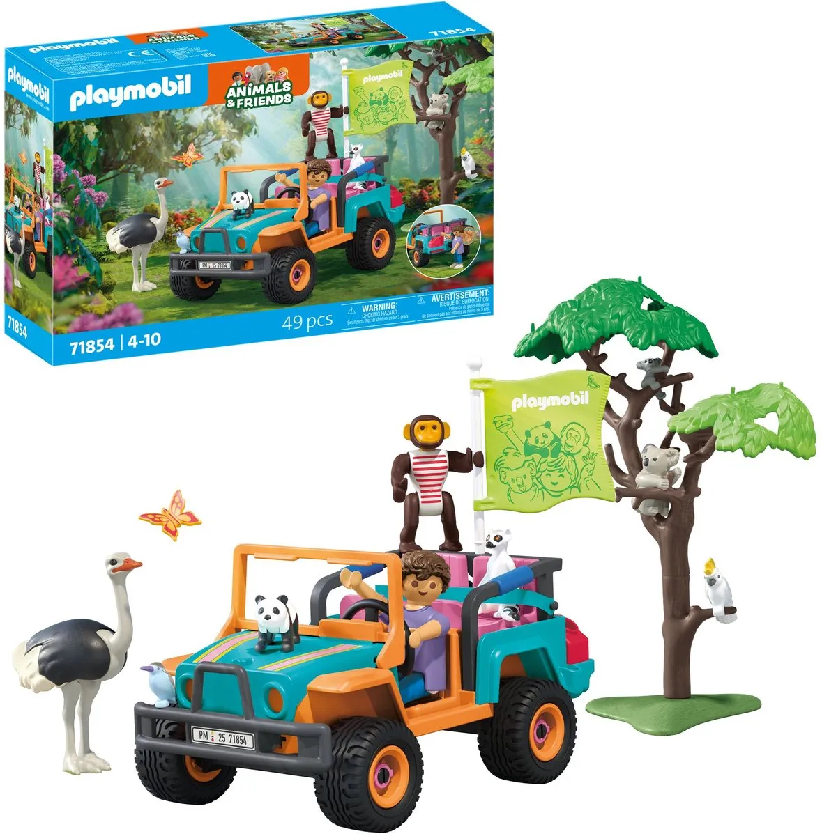 Playmobil Animals & Friends Kleurrijk Off-Road Voertuig 71854 - Multicolor - afbeelding 6 van 6