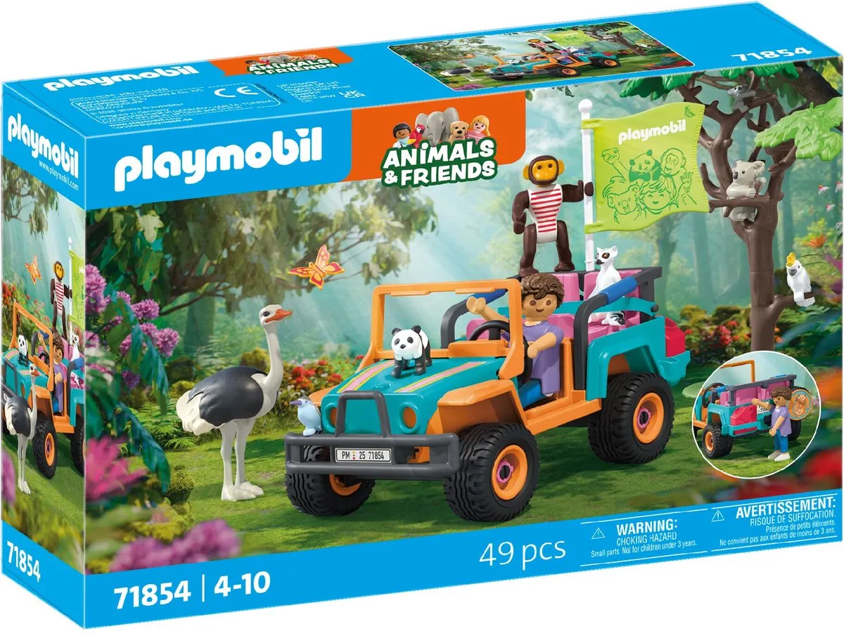 Playmobil Animals & Friends Kleurrijk Off-Road Voertuig 71854